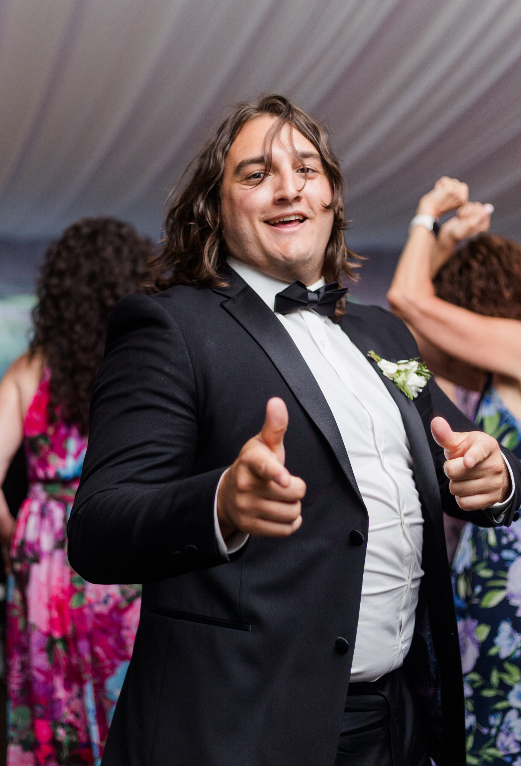 The party at a Lake George wedding in Bolton Landing ny