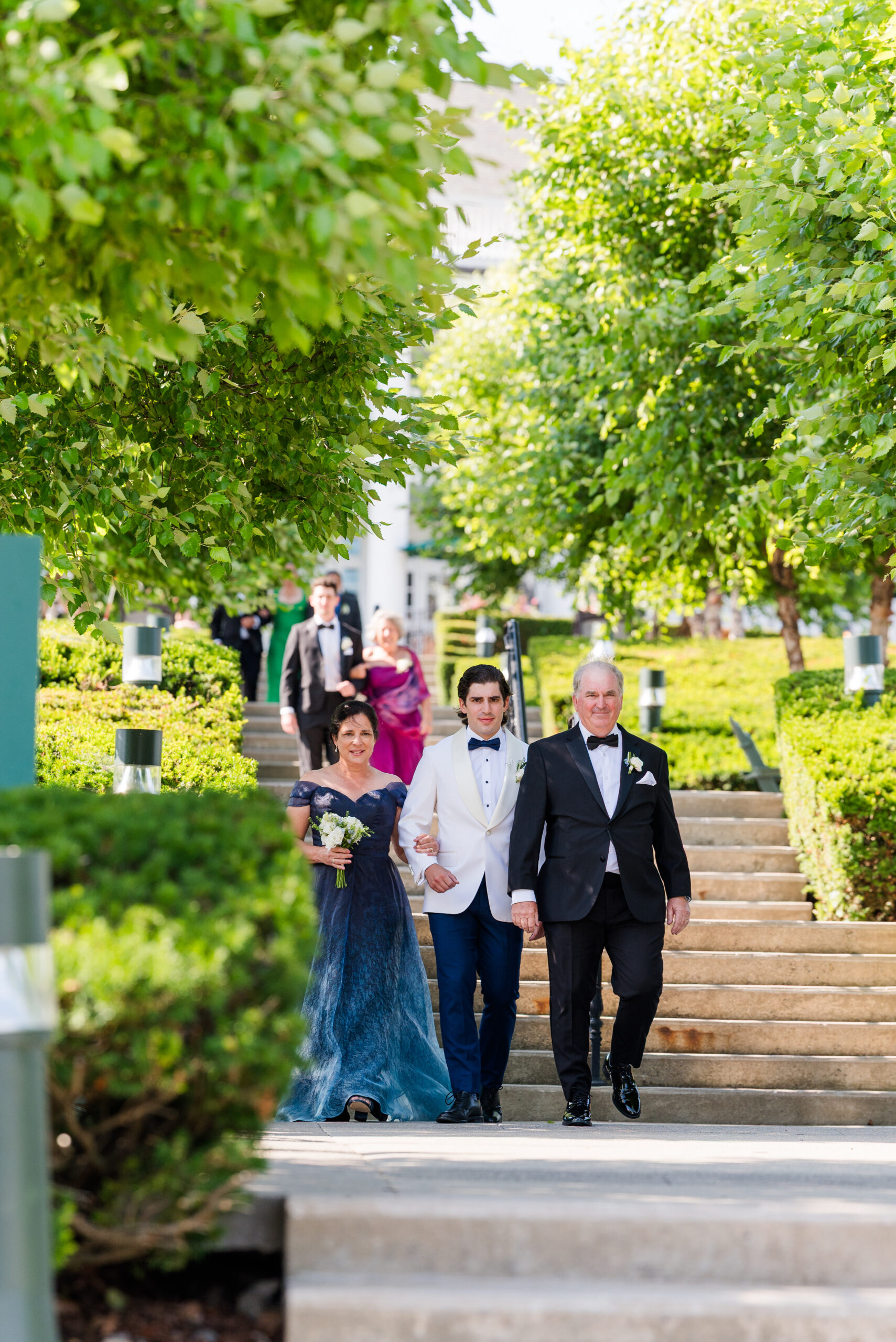 Coastal inspired summer wedding in Bolton Landing NY at the Sagamore Resort on Lake George